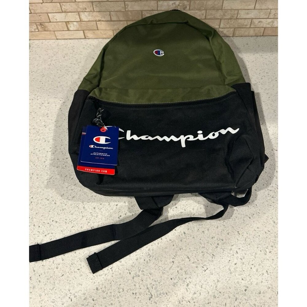 NEW Champion Men's‎ Manuscript Backpack Olive/black